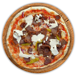 Doner Turkish Style Pizza 