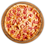 Ham Pizza  7" 
