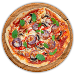 Onion & Mushroom Pizza  10" 